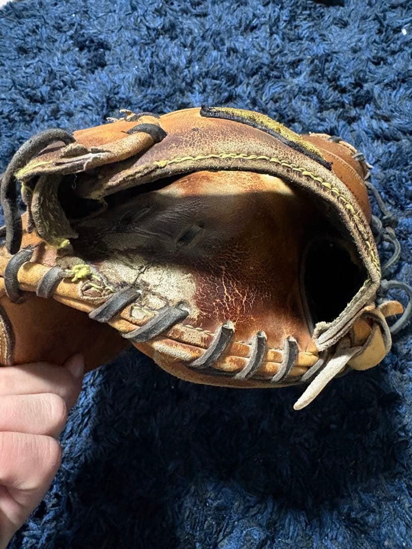 しげミズノ 硬式グローブ ブラウン