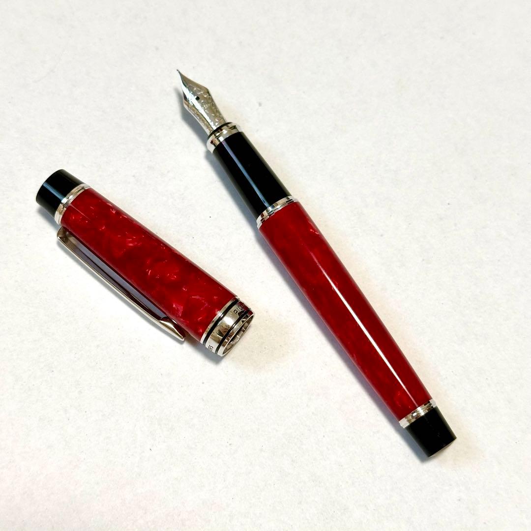 パイロット 万年筆 カスタム レガンス89S レッド 細字 (F)