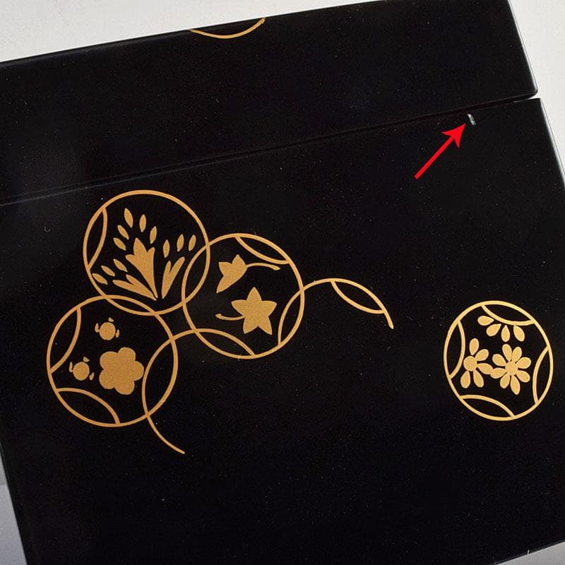 茶道具　岡本陽斉作　七宝蒔絵　利休茶箱　棗など　八点一式　共箱　U　R9271B