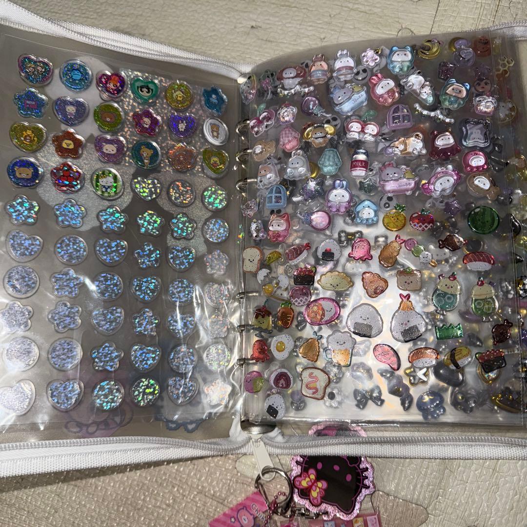 シール 帳完成形一冊 ストラップ付き