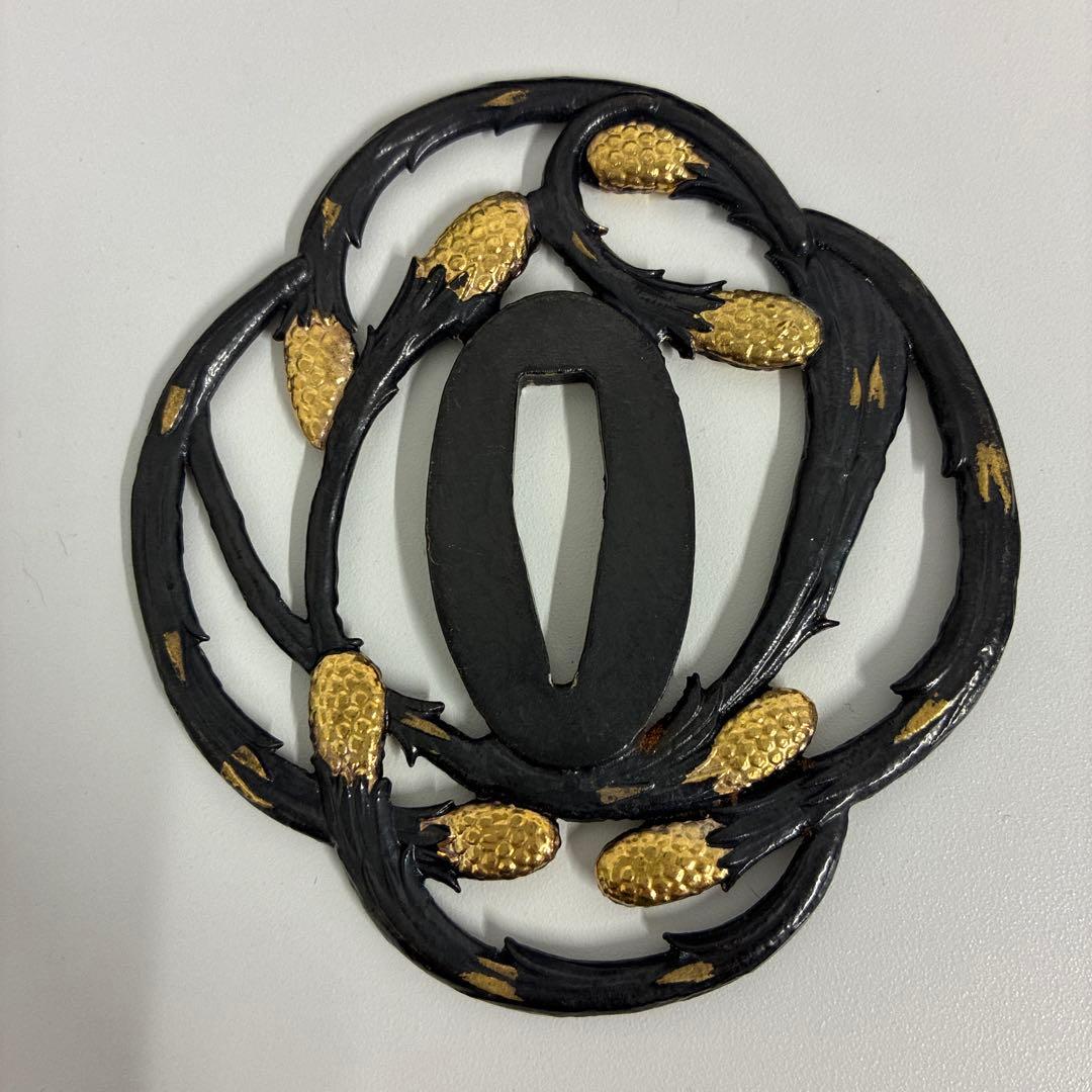 伝統的な日本の鍔 5点セット