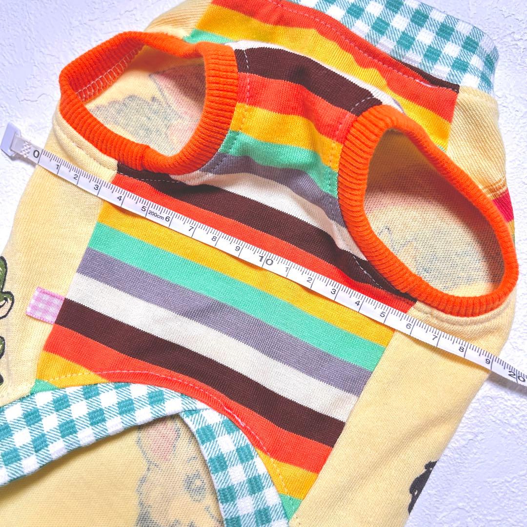 mugicha  ●犬服●ハンドメイド 胴38 NO.721