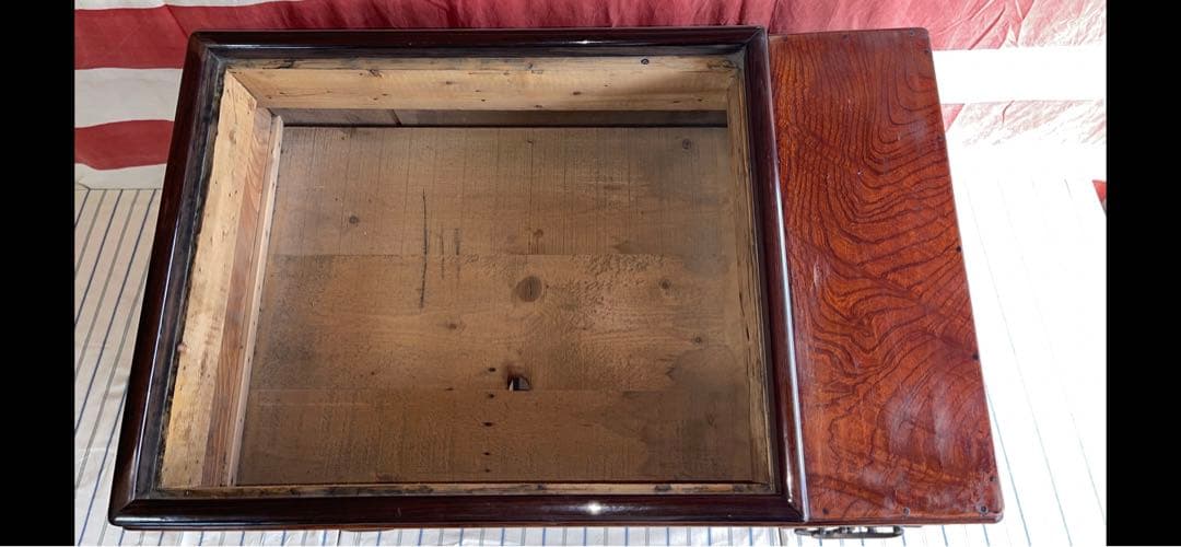 ☆長火鉢・熱燗2個他銅板.引き出し5個、エクセレント昭和レトロ骨董品アンティーク