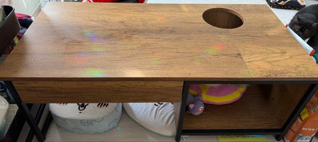 ペットテーブル(SD04 MBR) 犬 猫 ニトリペット用ブラウンテーブル