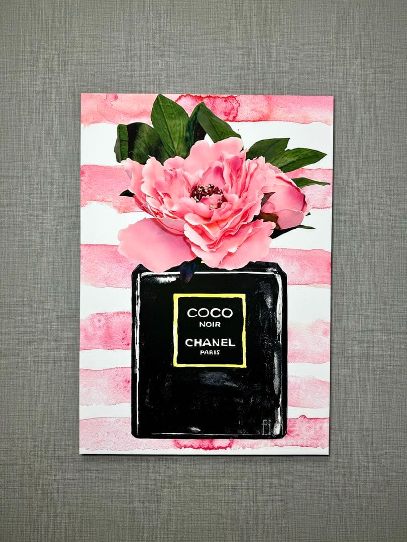 No111木枠付きキャンバスアート　ブランドアートポスター　香水　chance