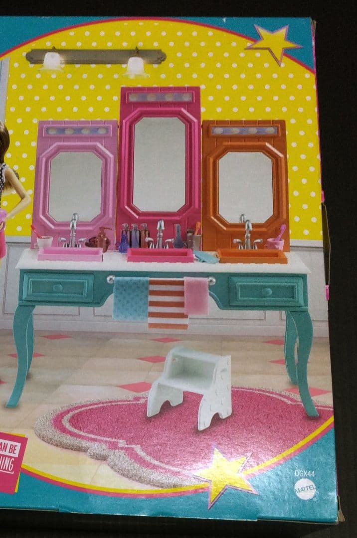 【セール】 バービー人形用 洗面台セット Barbie BATH VANITY