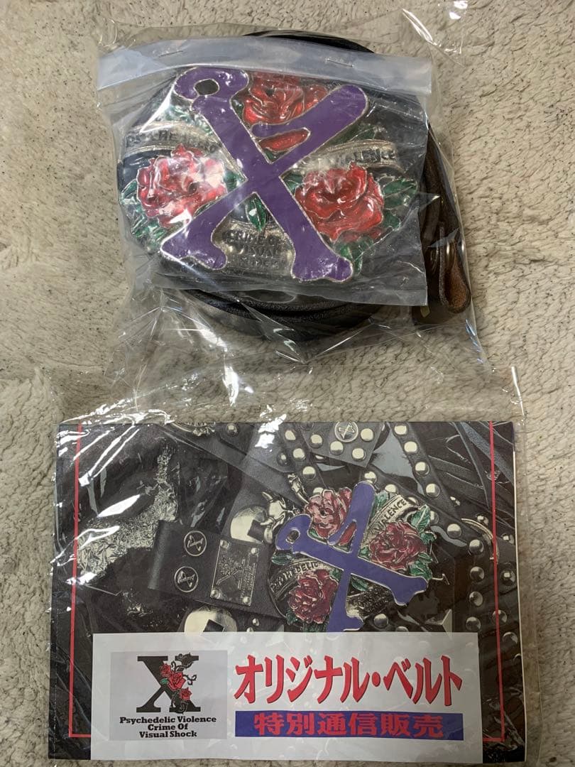 X JAPAN ローズバックル オリジナルベルトhide YOSHIKI