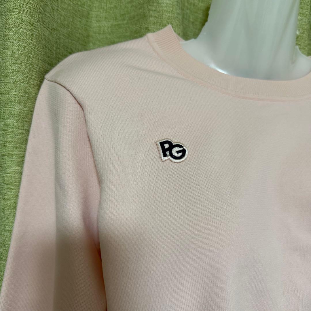 pearlygajes パーリーゲイツ クルーネックニット ロゴスカート