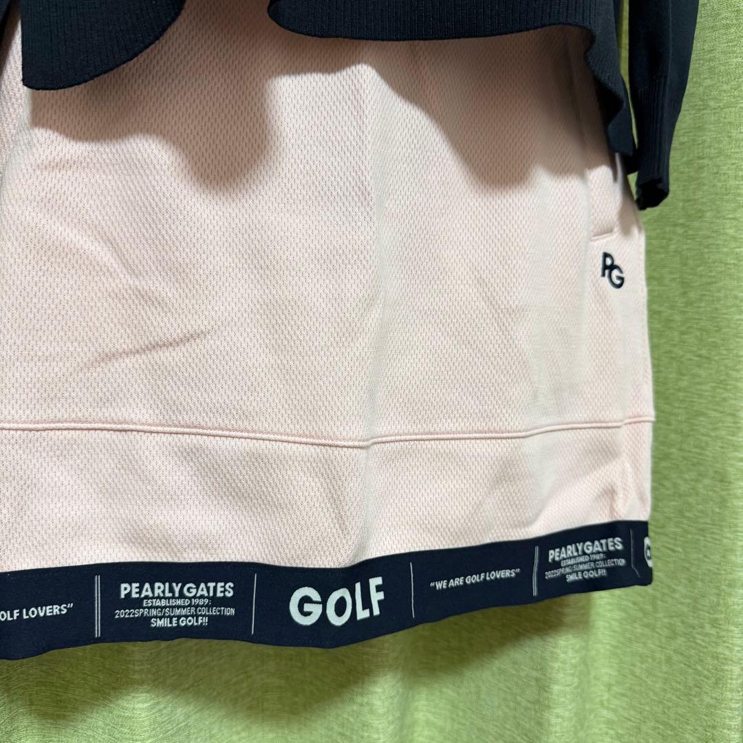 pearlygajes パーリーゲイツ クルーネックニット ロゴスカート