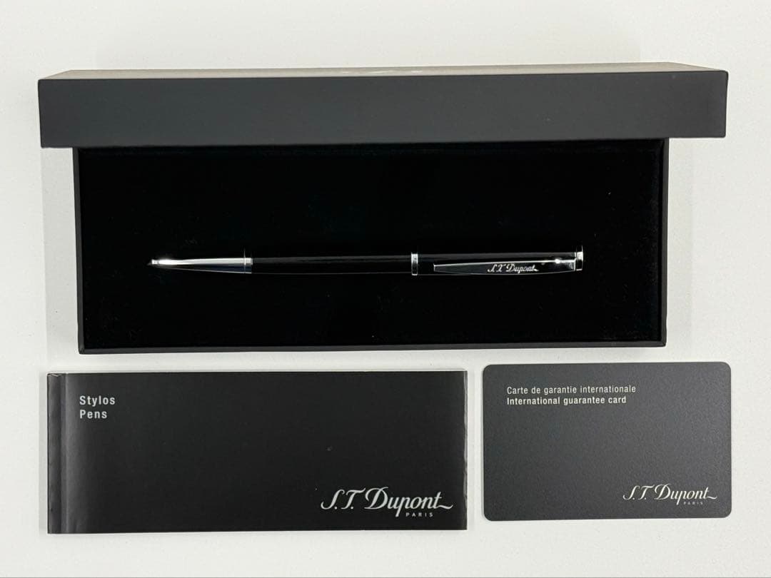 【新品未使用】S.T.Dupont ボールペン サン・ミッシェル ブラック