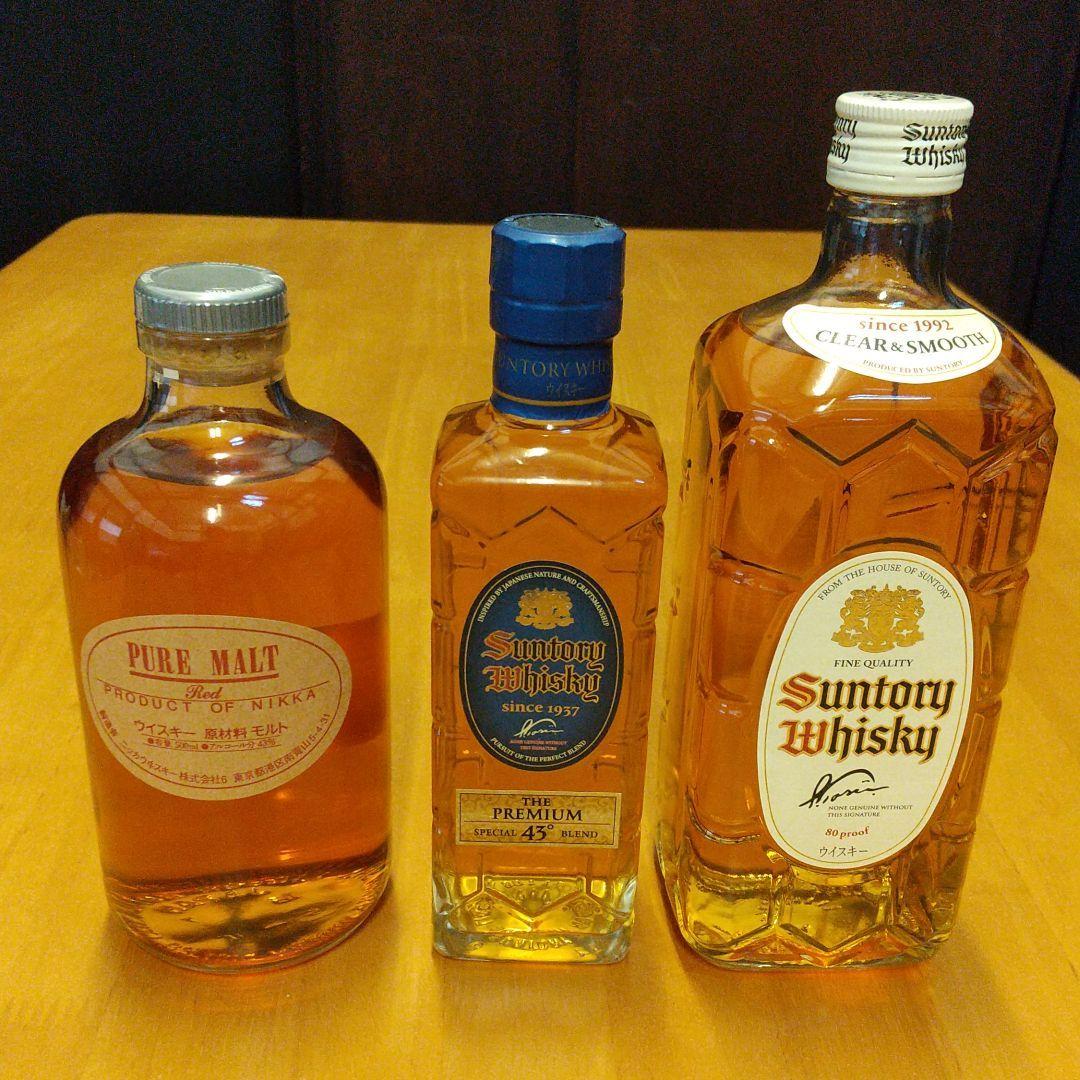 サントリー 角プレミアム 白角 ニッカウイスキー ピュアモルトレッド