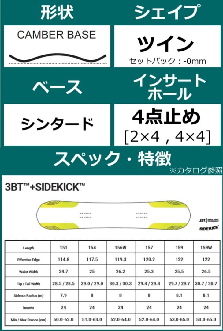 高崎 Bataleon evil twin+ 151 バタレオン 24