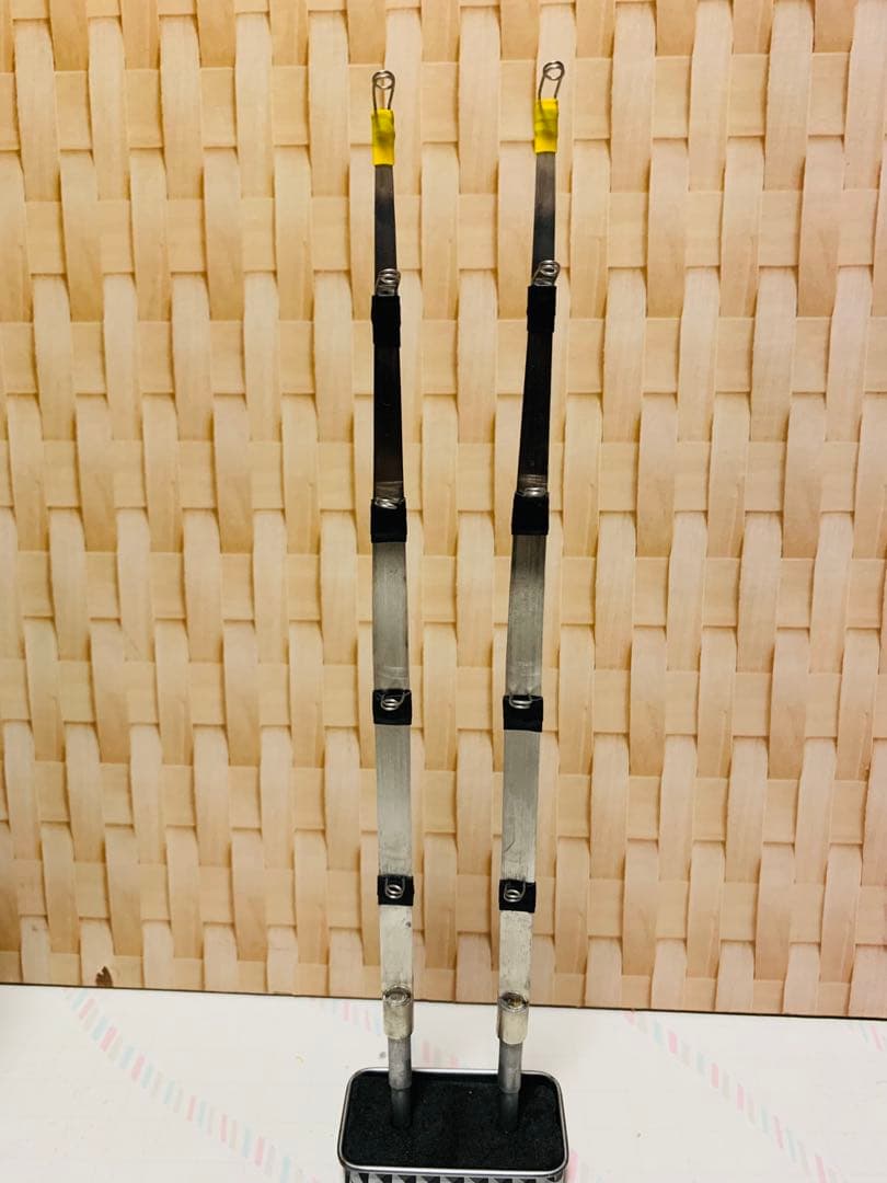 ワカサギ釣り　ステンレス穂先　 ２本　全長約 250ミリ