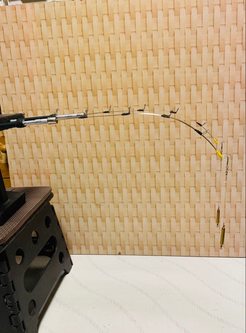 ワカサギ釣り　ステンレス穂先　 ２本　全長約 250ミリ