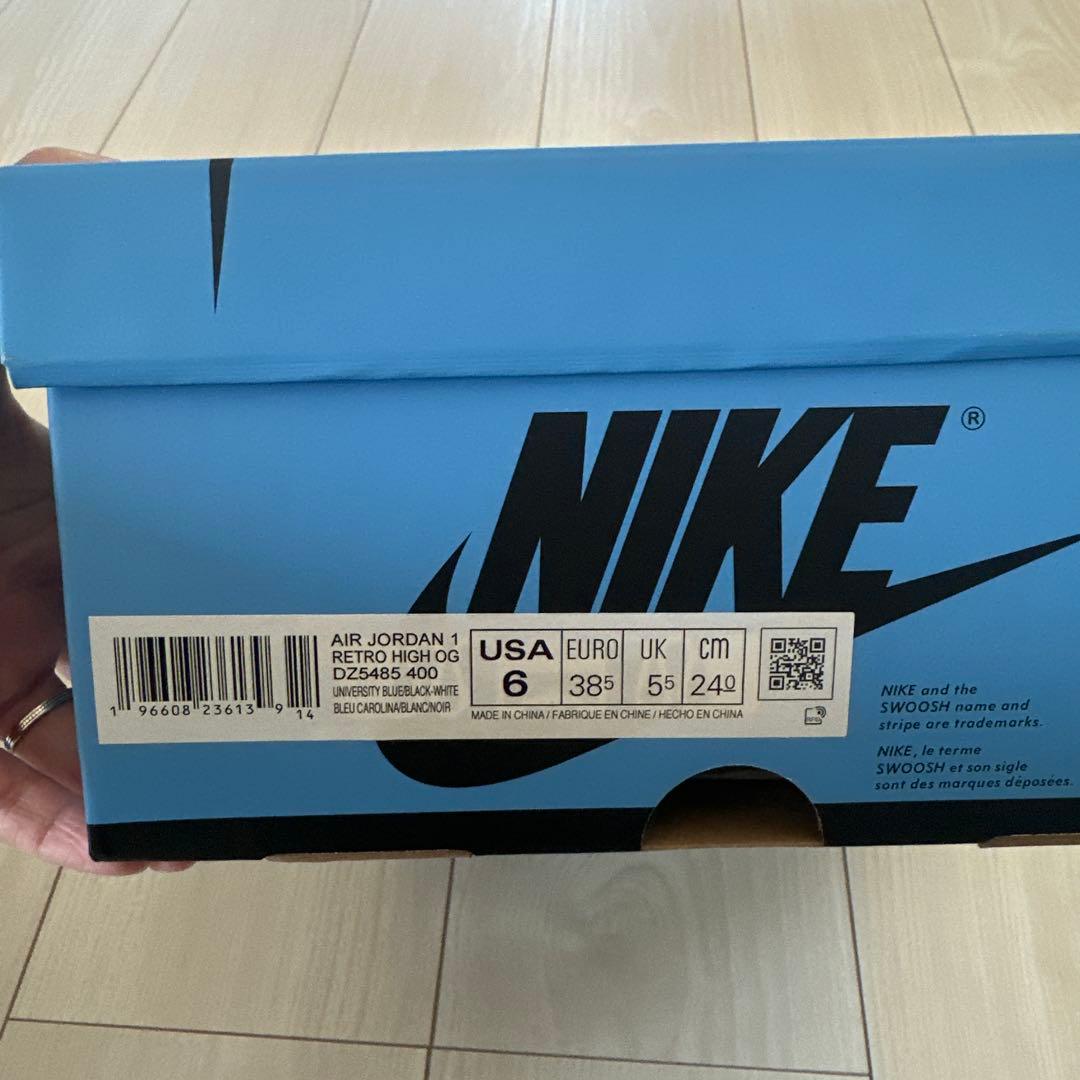 Nike Air Jordan 1 UNC24センチ