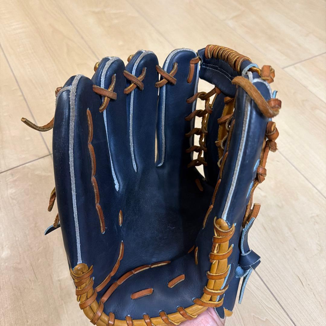 ミズノ 軟式グローブ ネイビー