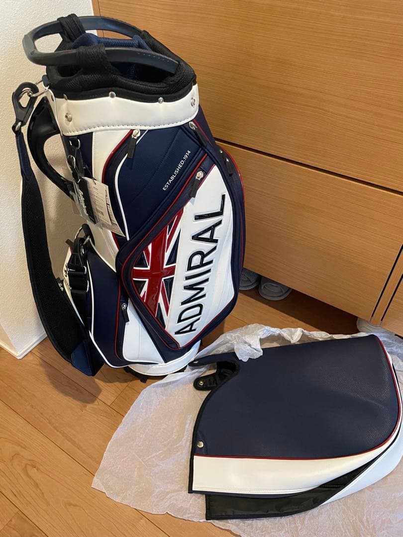I*y様 ★新品未使用‼️★アドミラルゴルフ　キャディバッグ　トリコロール　AD