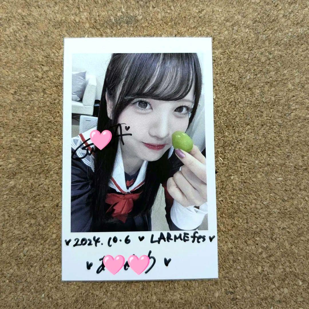 ファントムシータ もな 直筆 サイン チェキ風カード LARME fes