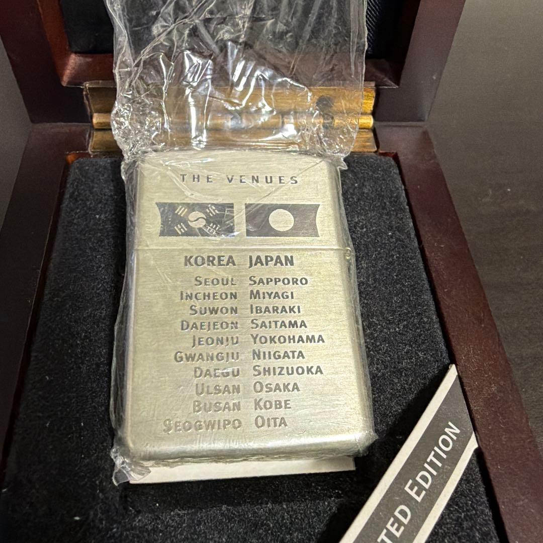 純銀 スターリングシルバー FIFA日韓ワールドカップ100個限定 ZIPPO