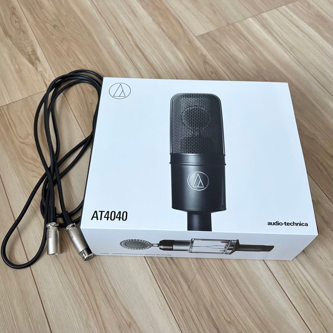 オーディオテクニカ AT4040 コンデンサーマイク XLRケーブル付き