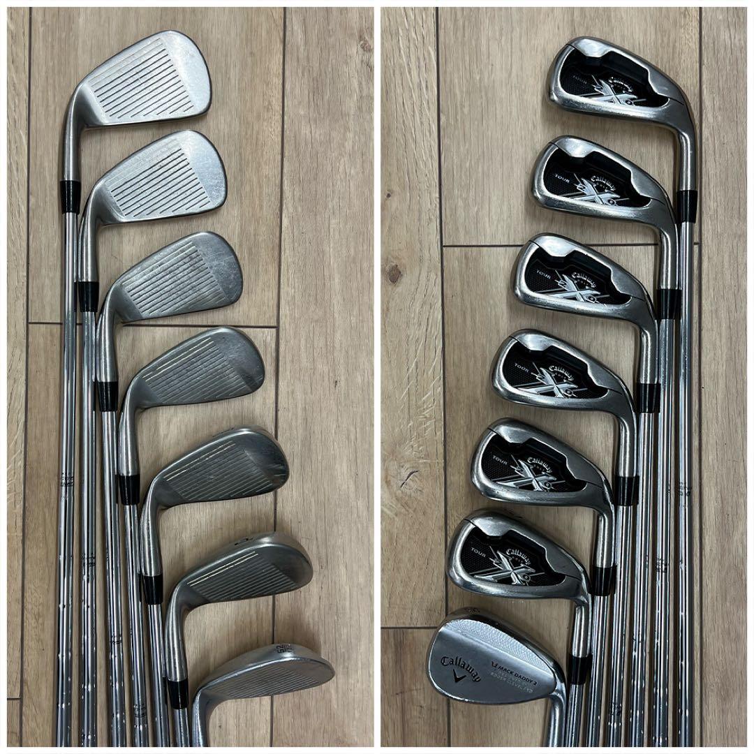 ゴルフクラブ メンズ セット キャロウェイ XHOT 初心者 フルセット 中古