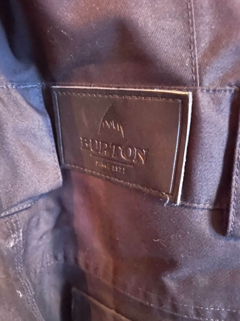BURTON ブラック オーバーオール 男性用
