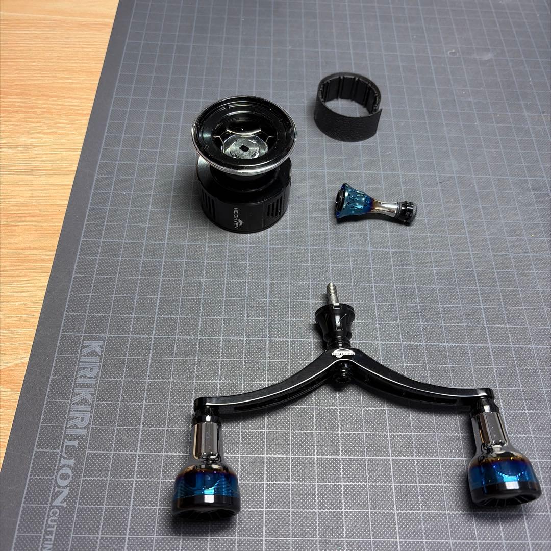 ハイテンスプール、ハンドル110、スタンドセット超超美品。