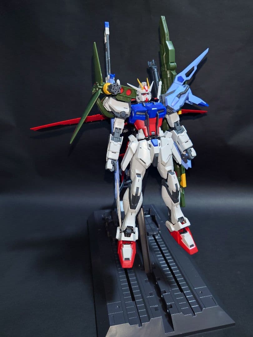 mg パーフェクトストライクガンダム グランドスラム装備型 パチ組 素組み