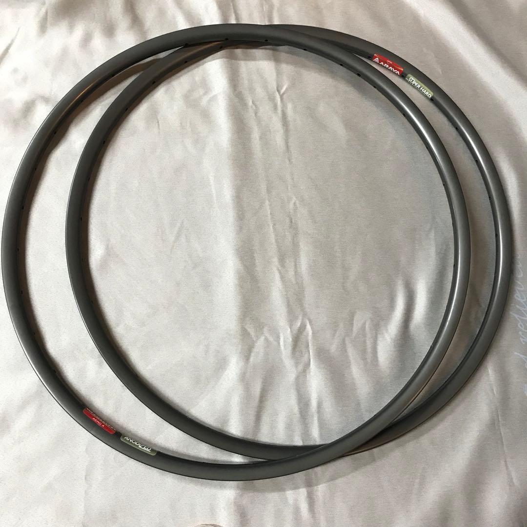 【24インチ】ARAYA AERO4 32H チューブラーリム(1ペア)