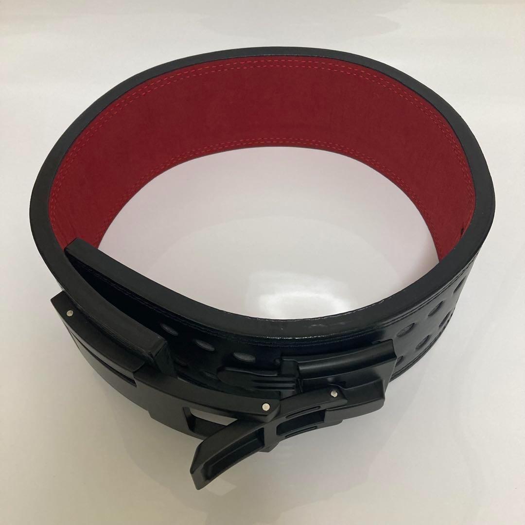 パワーベルト 本革ベルト レバーアクション 筋トレ ワンタッチ可変式 Mサイズ