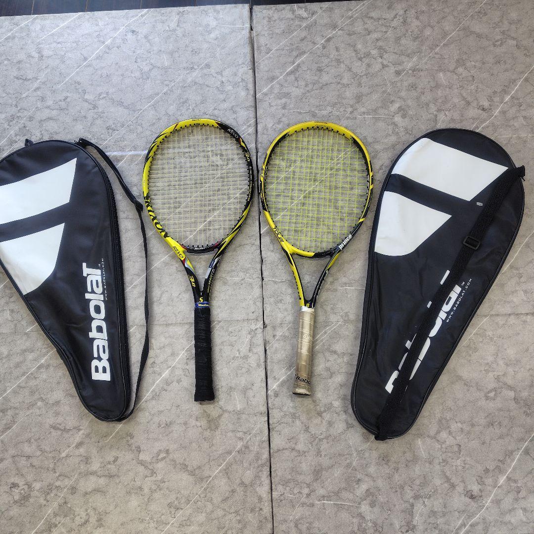 ジュニア用 硬式 prince Babolat×1 SRIXON REVO×1