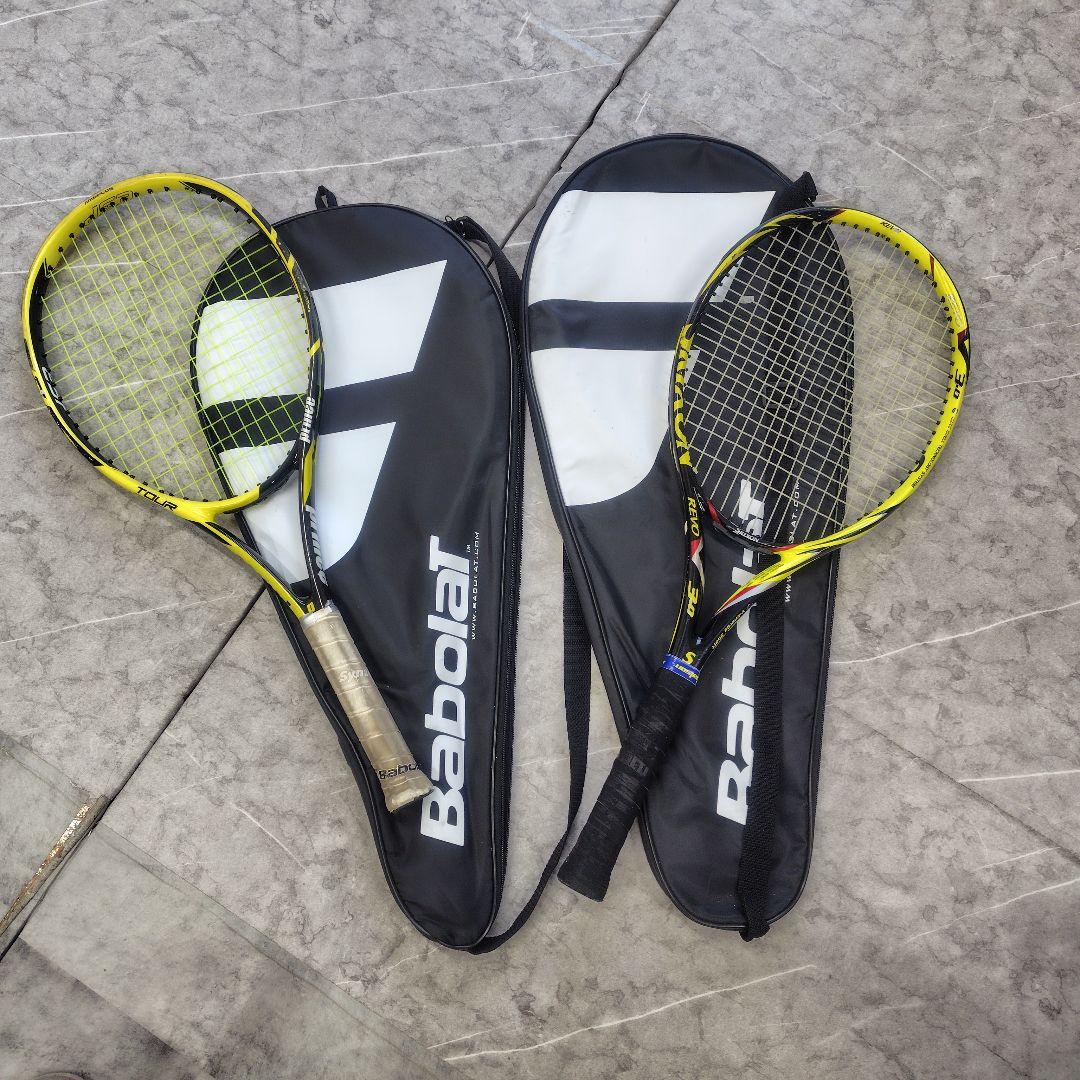 ジュニア用 硬式 prince Babolat×1 SRIXON REVO×1