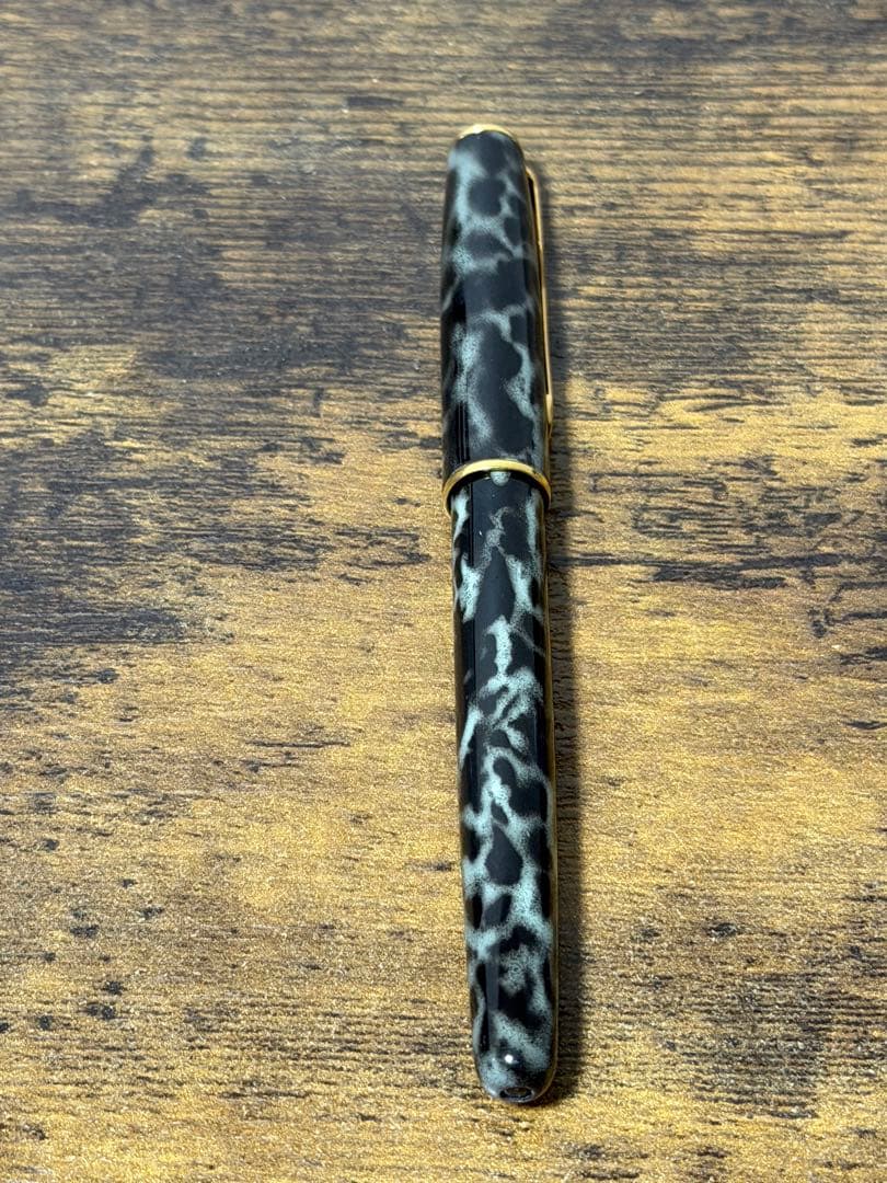 試筆のみ　18金　ゴールド　マーブル　パーカー　ソネット　コンバーター付き