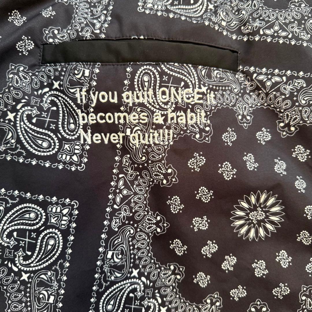 #FR2 GOLFエフアールツーゴルフ 中綿パンツペイズリー柄2XL新品タグ付き