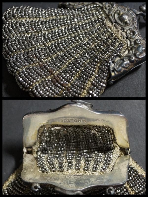 ドール お人形用 ドイツ製BOSTONIA GER SILVER バッグ