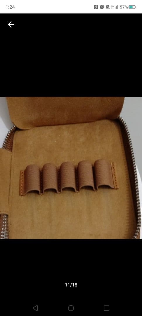 ほつれあり　ガレンレザー　10本差し　GALEN LEATHER