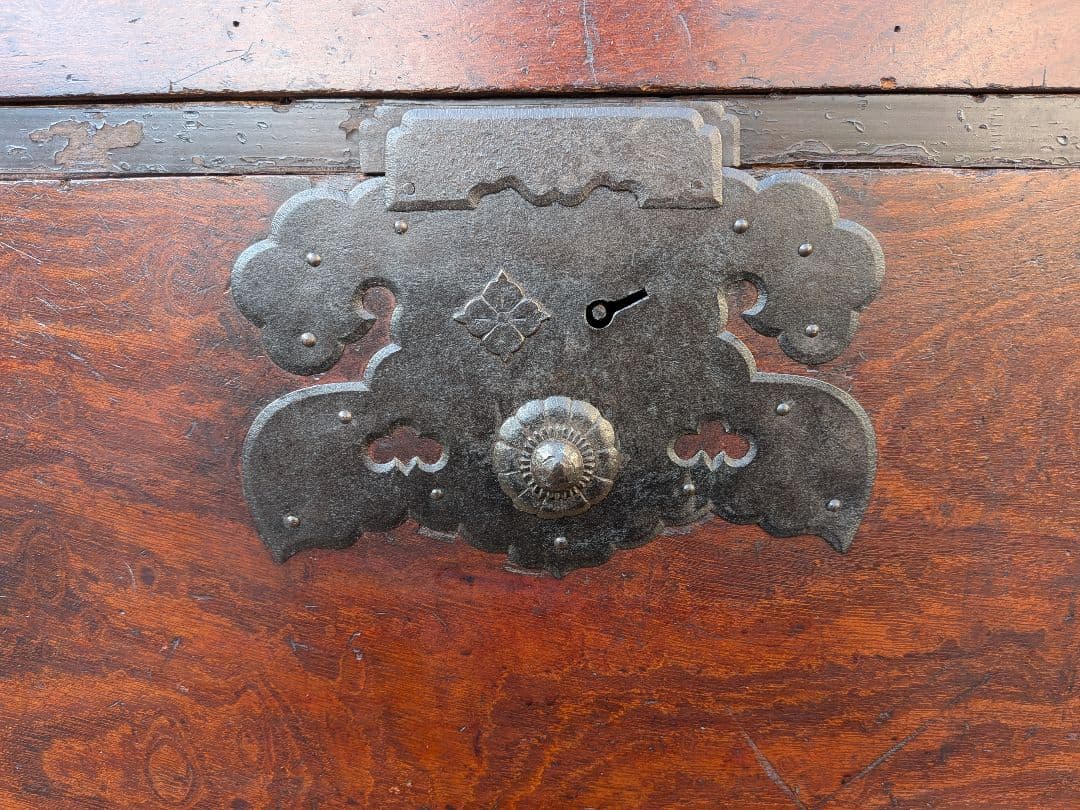 前欅庄内箪笥　時代箪笥船箪笥和箪笥和家具アンティーク骨董　今週末取り下げ予定