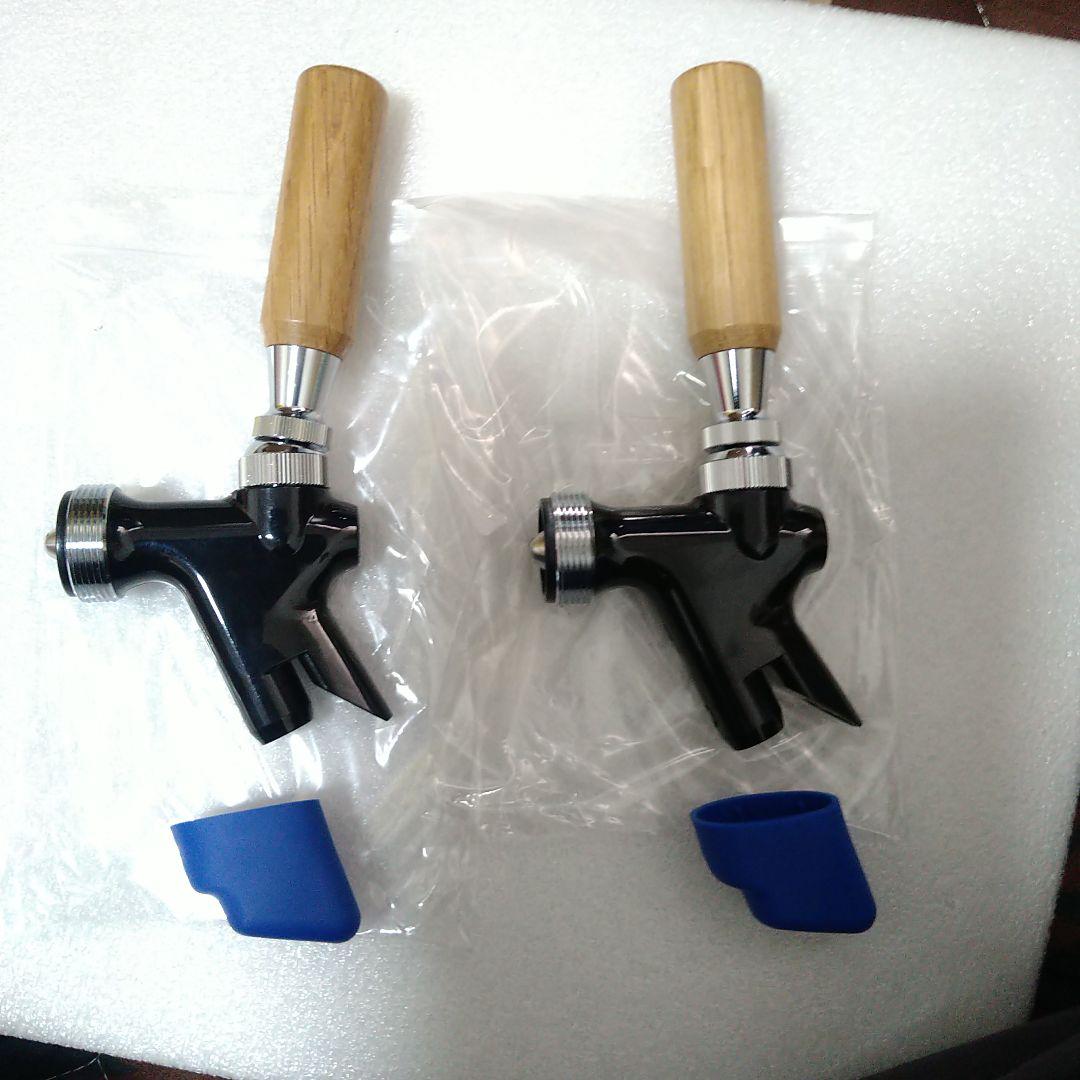 ニットク　ビールサーバーコック、キャップ付き2個（最新型新品未使用）