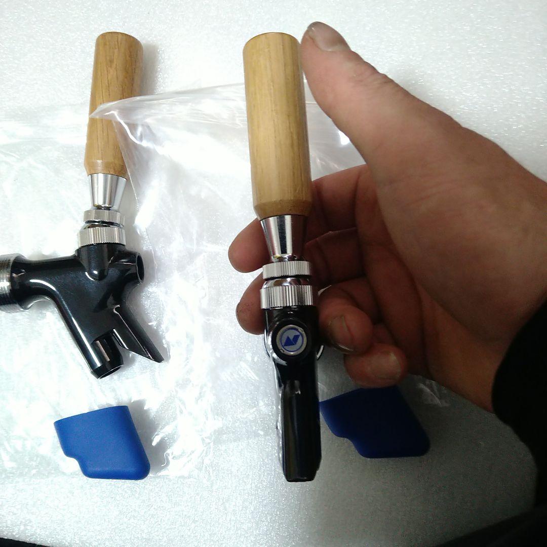 ニットク　ビールサーバーコック、キャップ付き2個（最新型新品未使用）