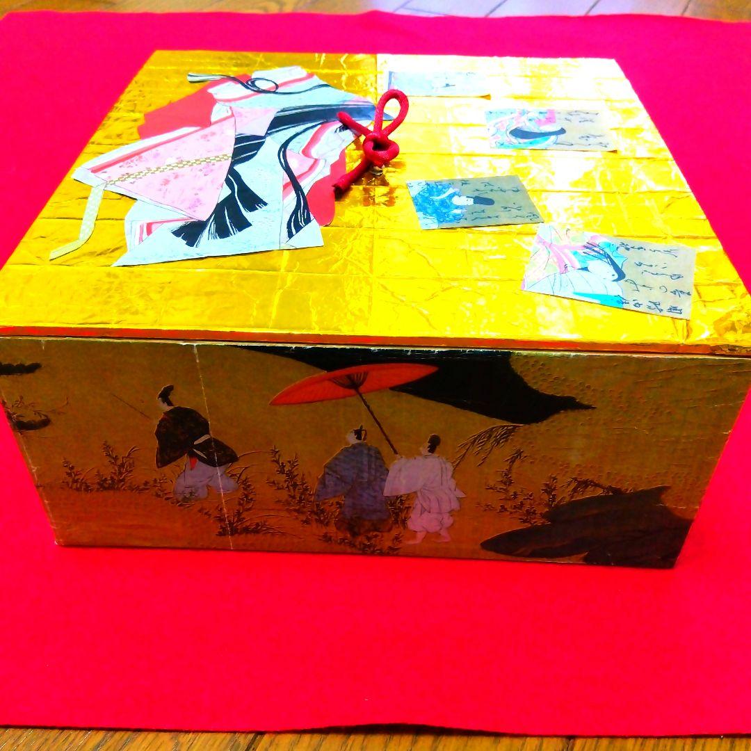 逸品 貝箱 貝あわせ6組12枚 大あさり インテリア飾り 百人一首