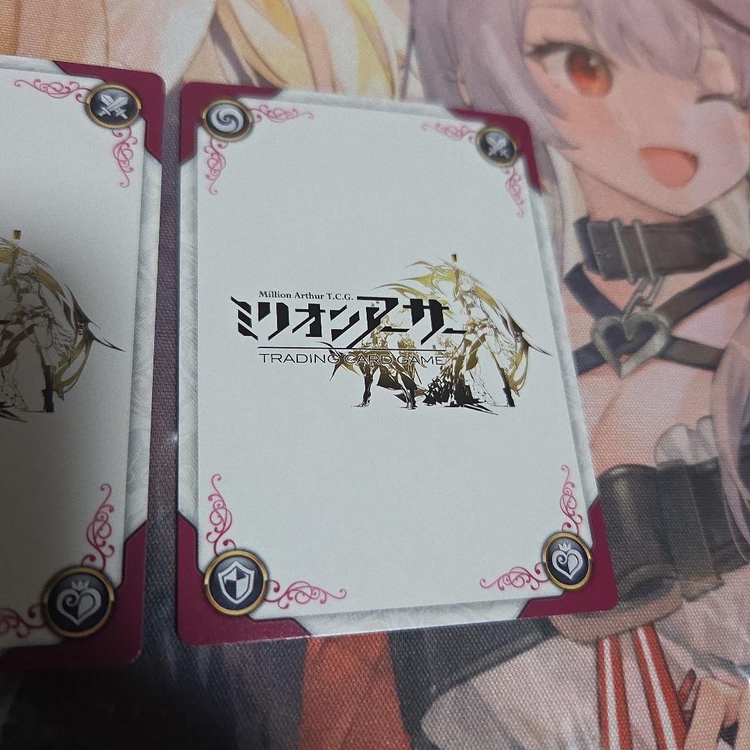 ミリオンアーサーTCG 藤ちょこ サイン 新春型ウアサハ　3枚