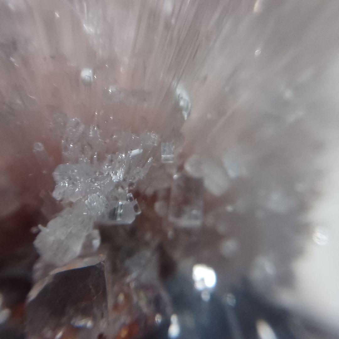 スコレス沸石(スコレサイト）魚眼石(アポフィライト)