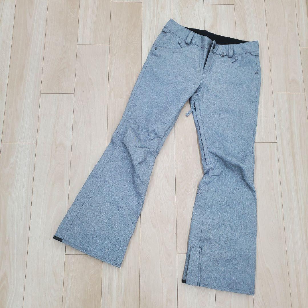 VOLCOM ボルコム スノーボード パンツ レディース グレー グレイ 無地L
