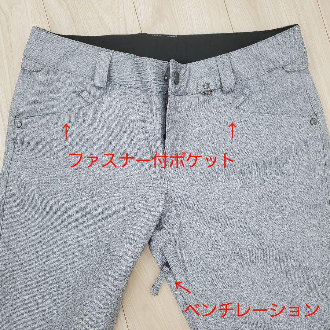 VOLCOM ボルコム スノーボード パンツ レディース グレー グレイ 無地L