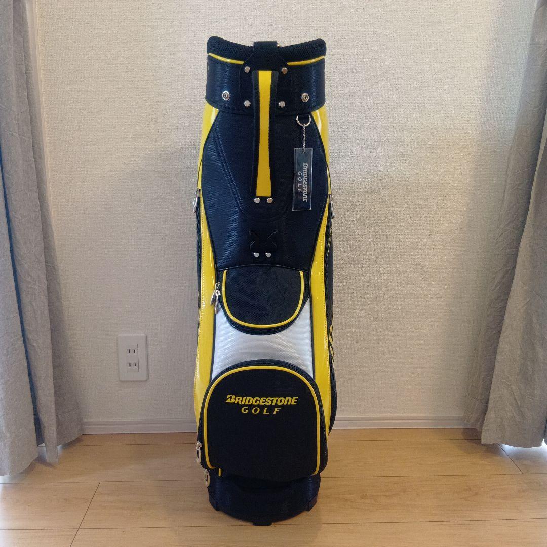 ★新品・未使用★ BRIDGESTONEキャディバッグ 黒/黄　ブリヂストン