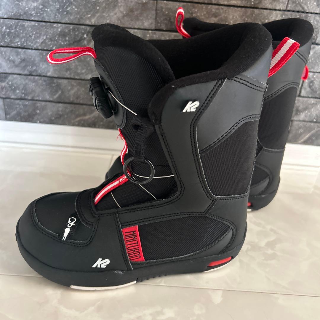 K2 スノーボードブーツ 子ども用 ブラック/レッド
