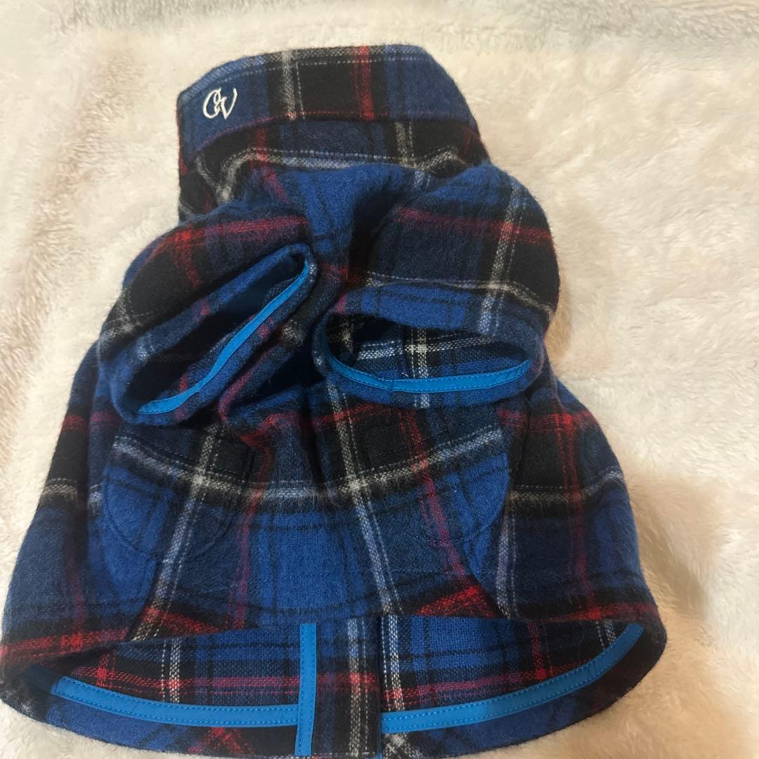 チェック柄犬服