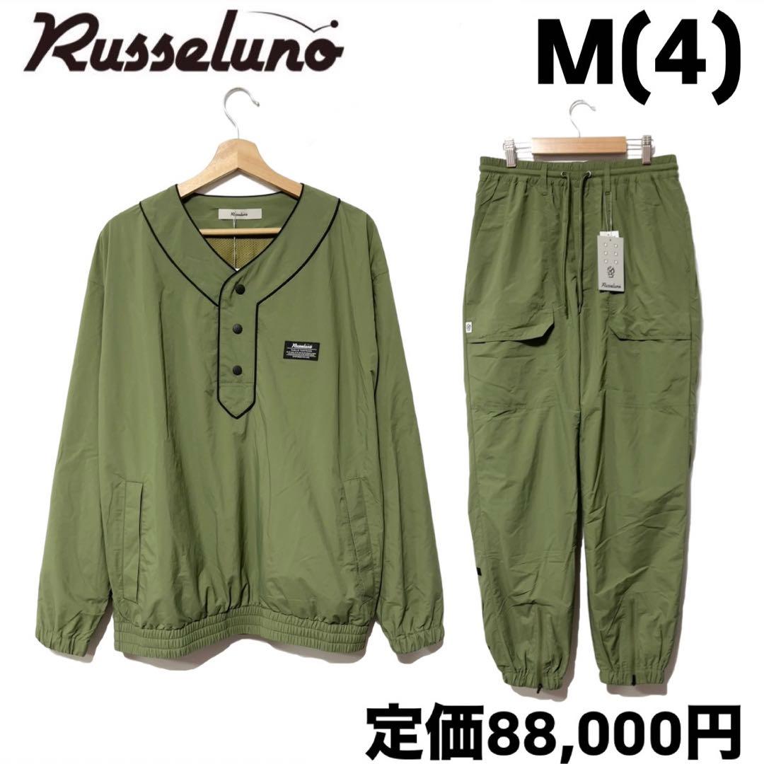ラッセルノ ゴルフ B.B Vネック プルオーバー セットアップ カーキ M 4