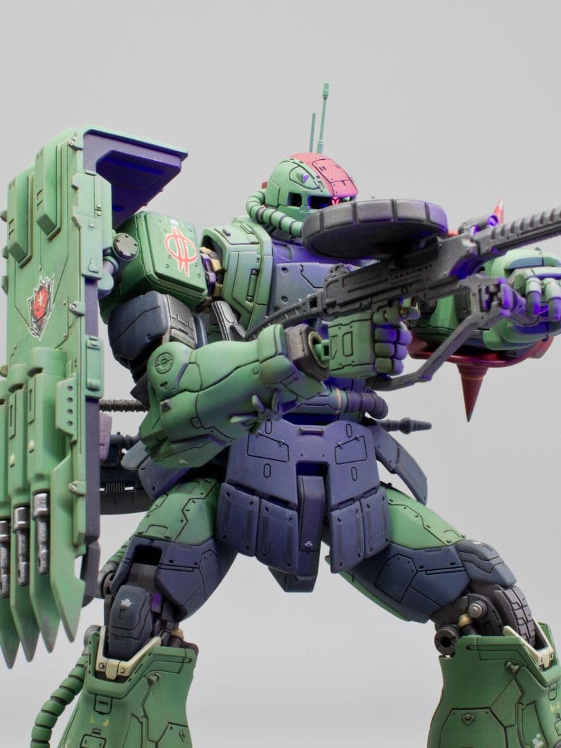 「復讐のレクイエム」HG 1/144 ザクII F型チャブス機　全塗装 完成品