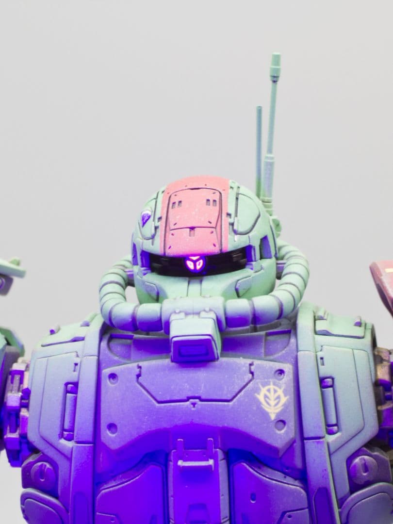 「復讐のレクイエム」HG 1/144 ザクII F型チャブス機　全塗装 完成品